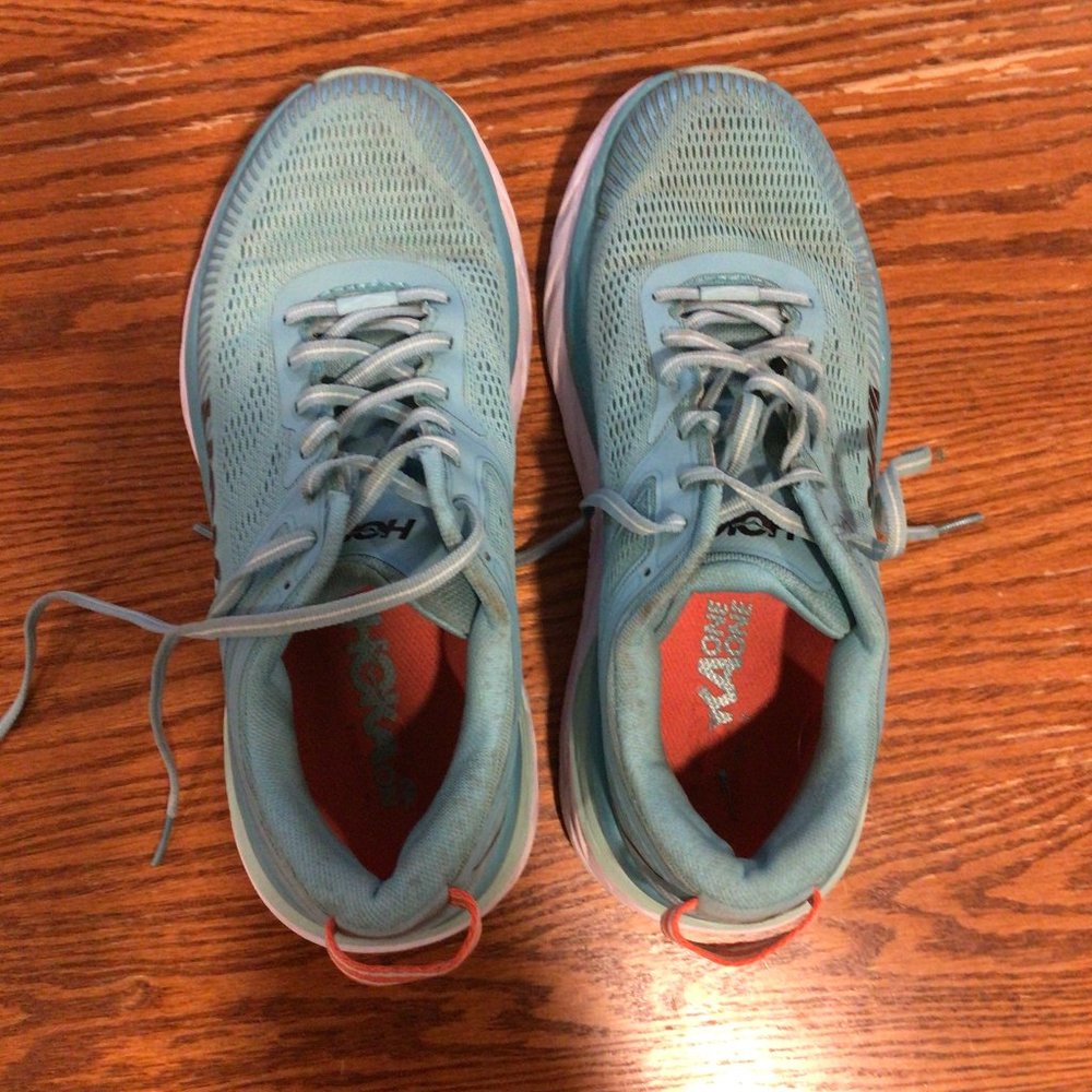 HOKA BONDI SZ 9D wide turquoise